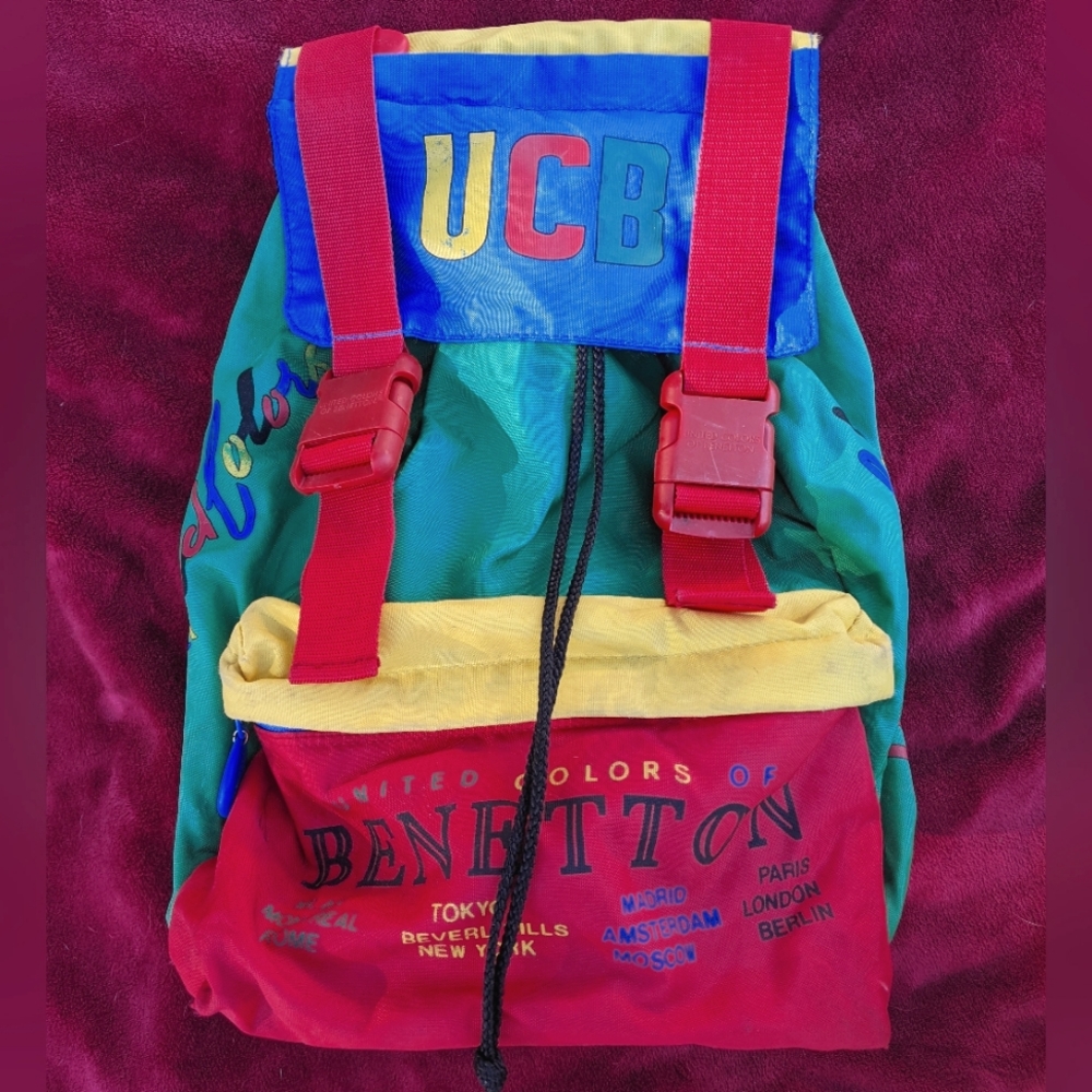 Vintage United Colors of Bennetton Backpack